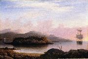 Fitz Hugh Lane Off Mount Desert Island Spain oil painting artist